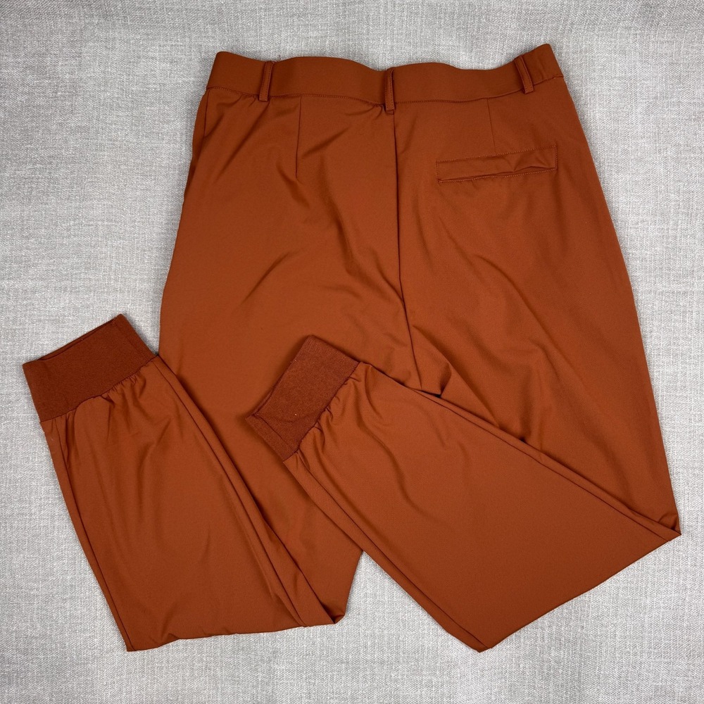 Canghpgin Tapered Nylon Spandex Pants Brown Men's size Large- NWT - Picture 2 of 6